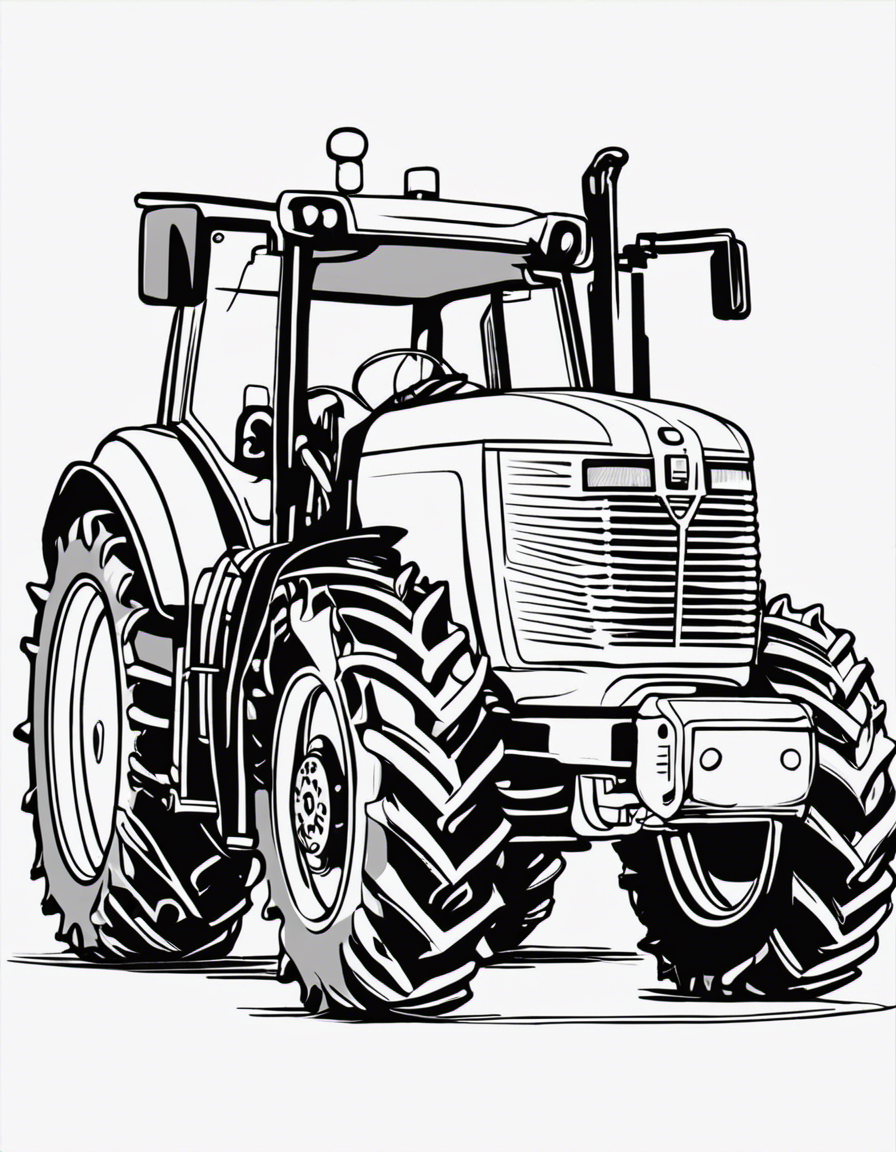 realistic tractor