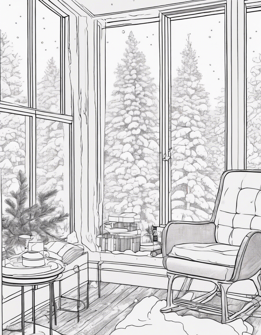 winter coloring pages