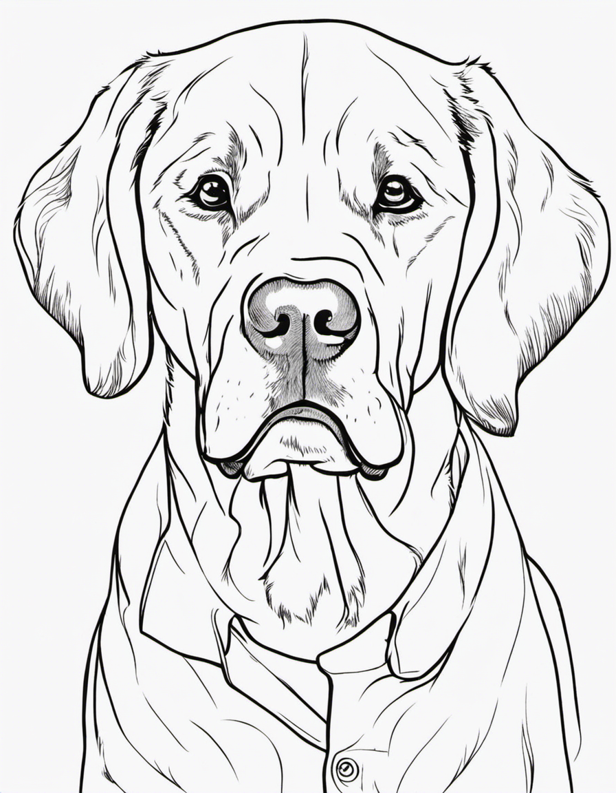 realistic clifford coloring page