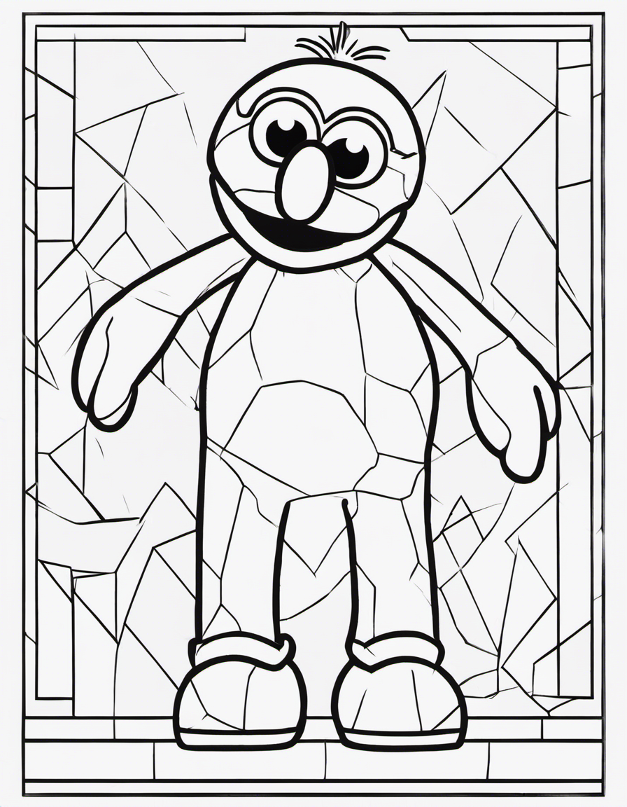 elmo coloring page