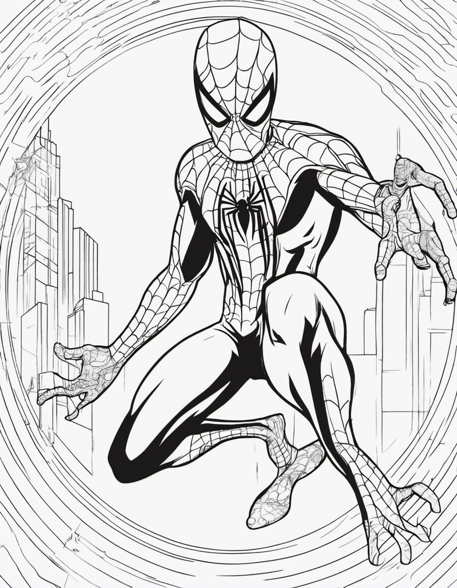 spider coloring pages