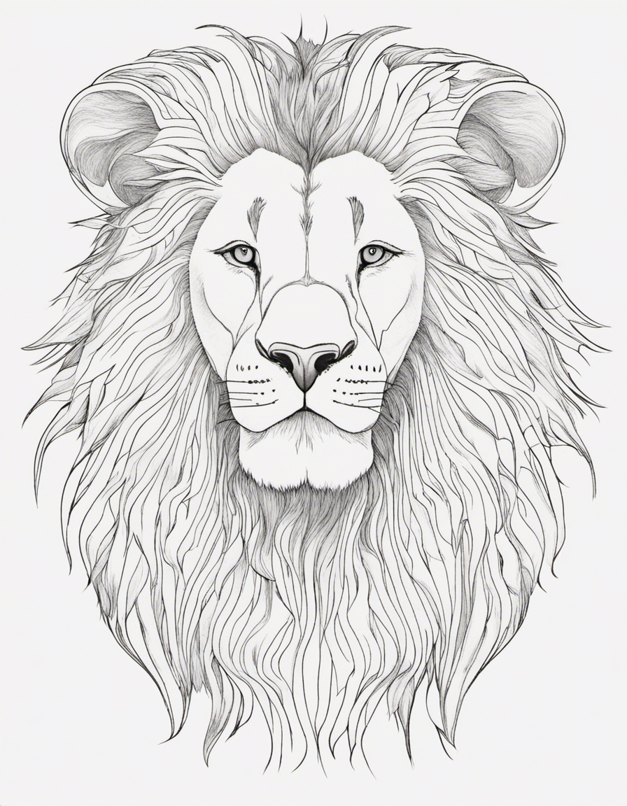 realistic lion