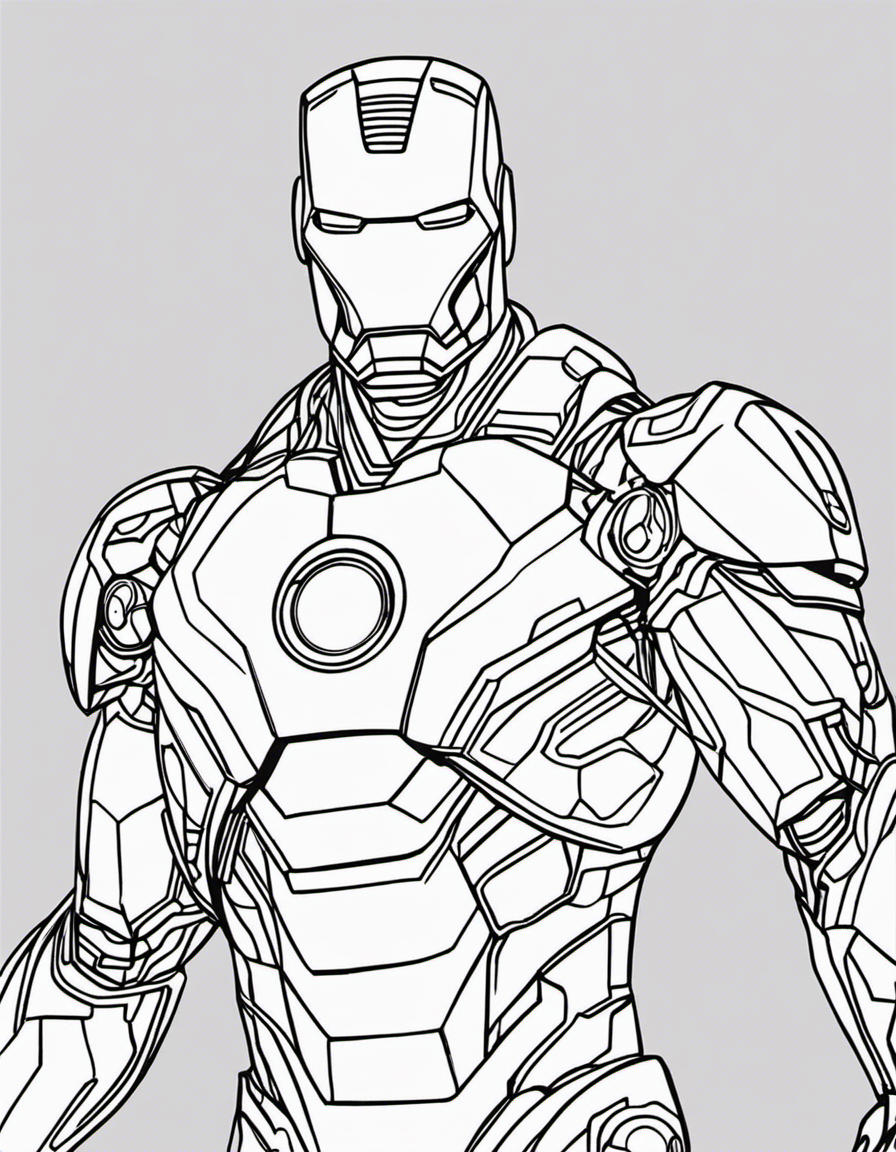 iron man coloring pages