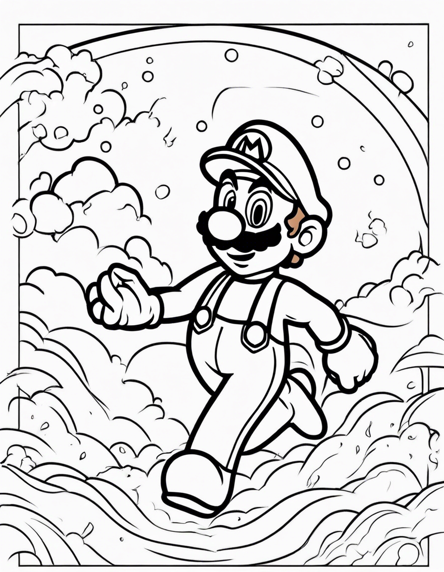 mario coloring pages