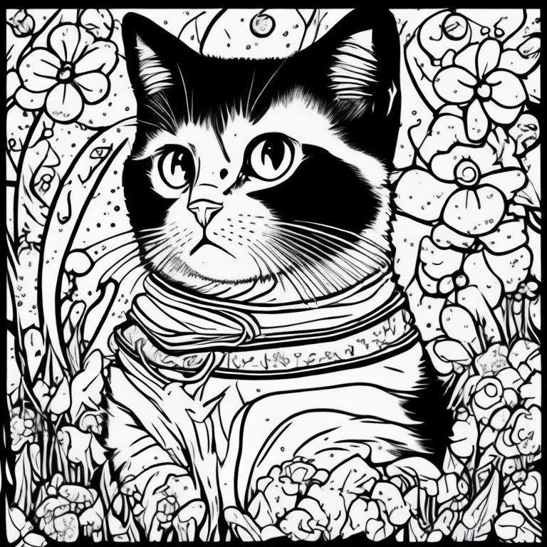 cat coloring pages