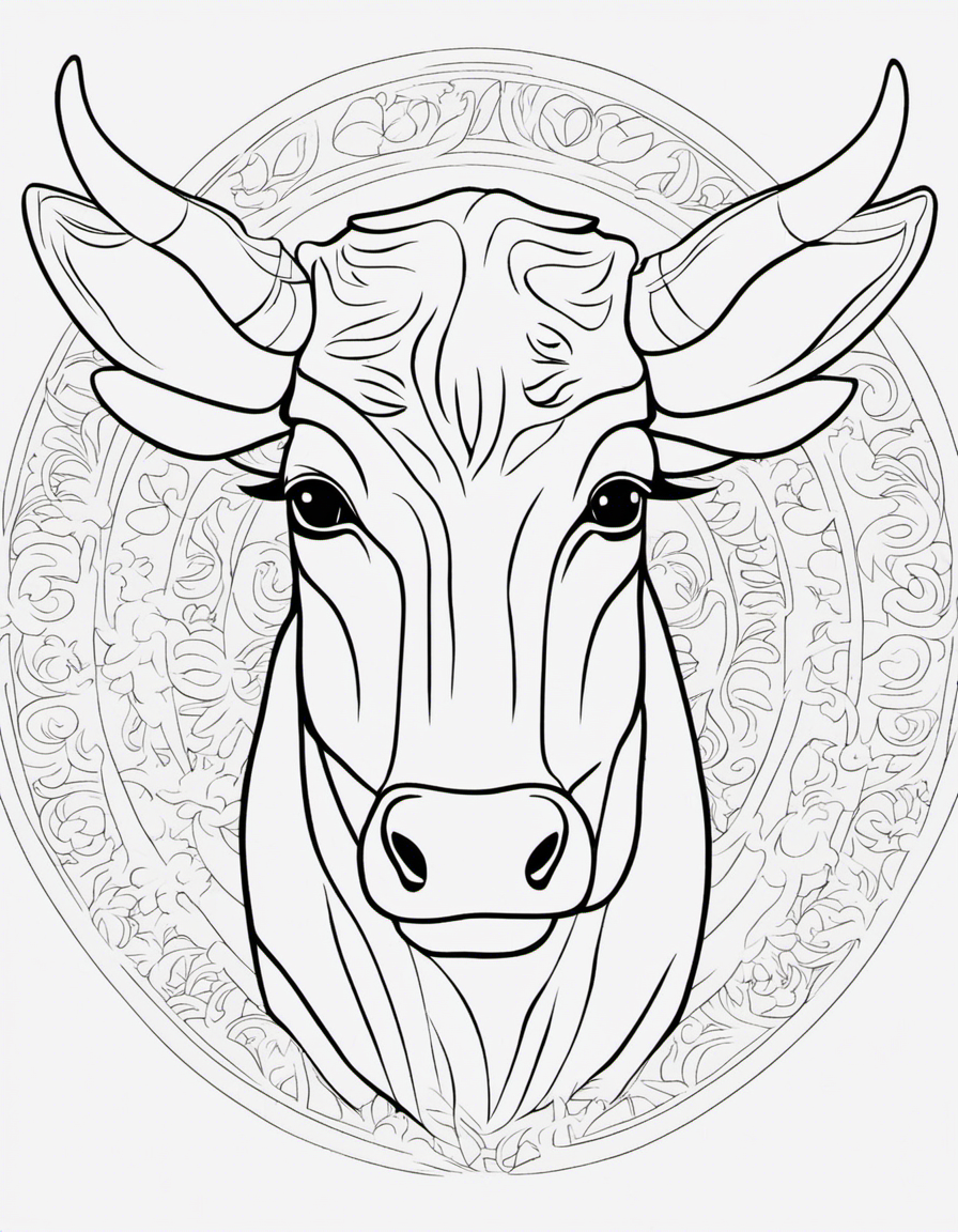 cow coloring pages