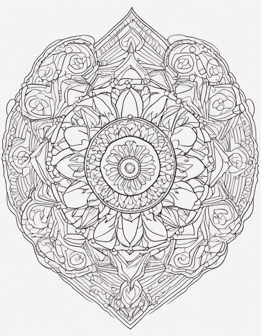 heart coloring pages