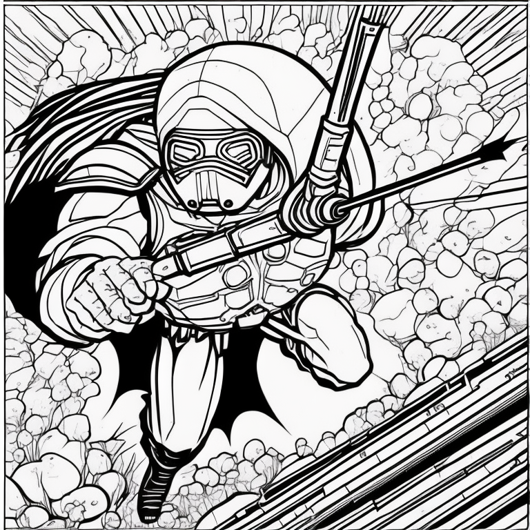 dart vadder coloring page