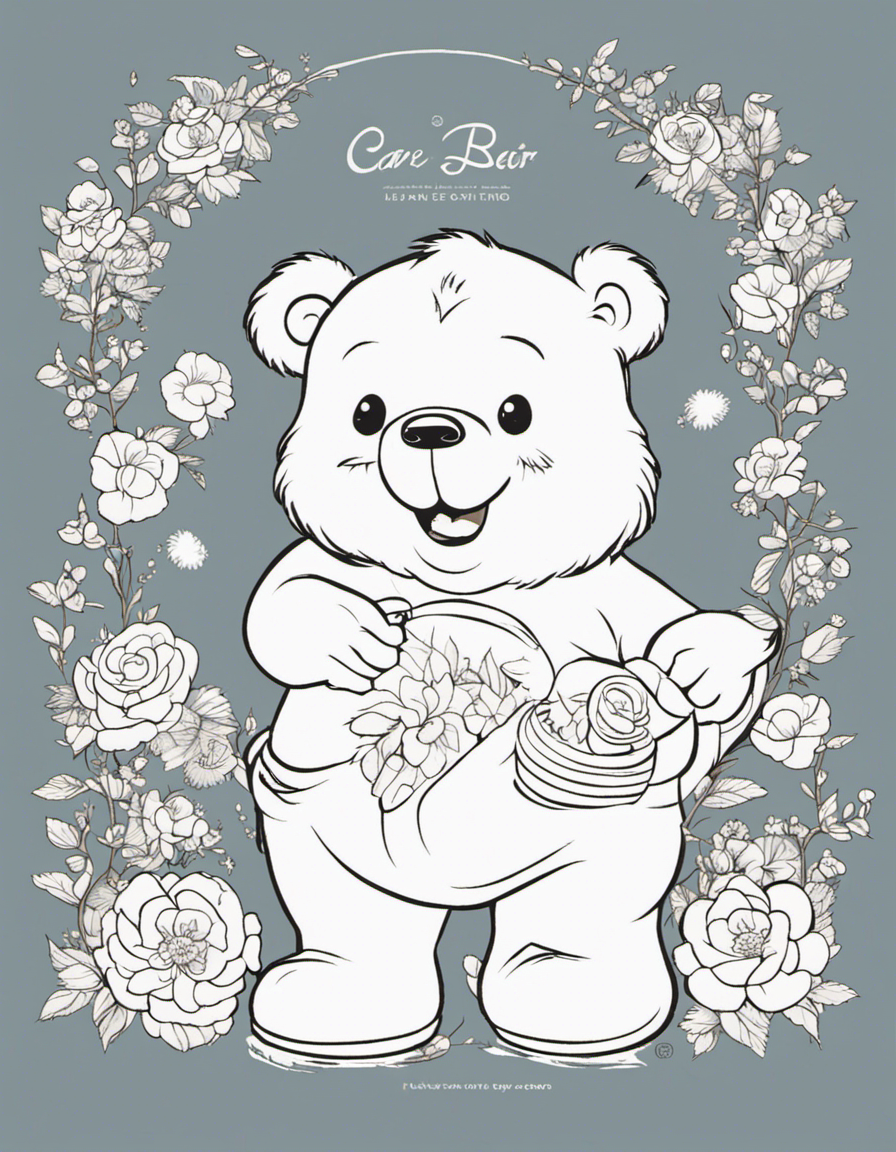 care bear coloring page