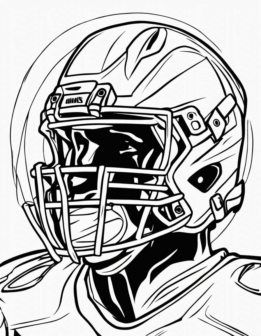 football  coloring page