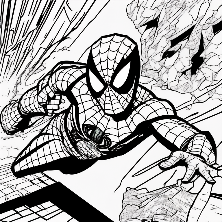 Spiderman  coloring page