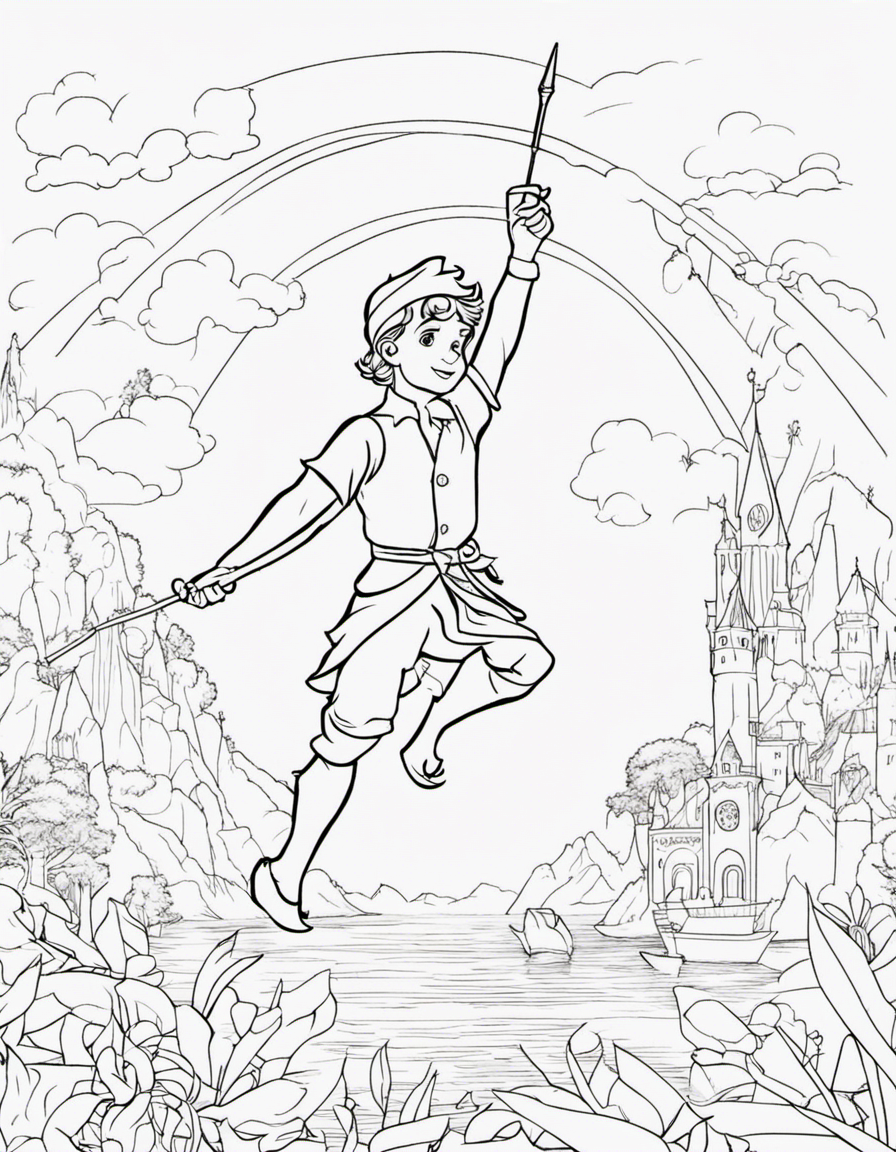 peter pan coloring pages