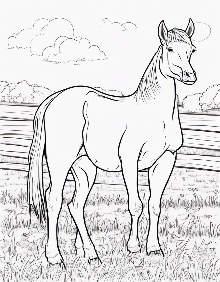 farm animals coloring page