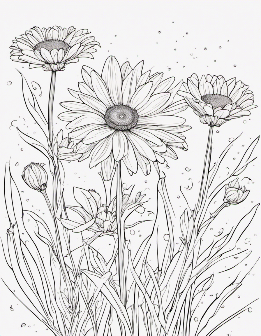 daisy coloring pages