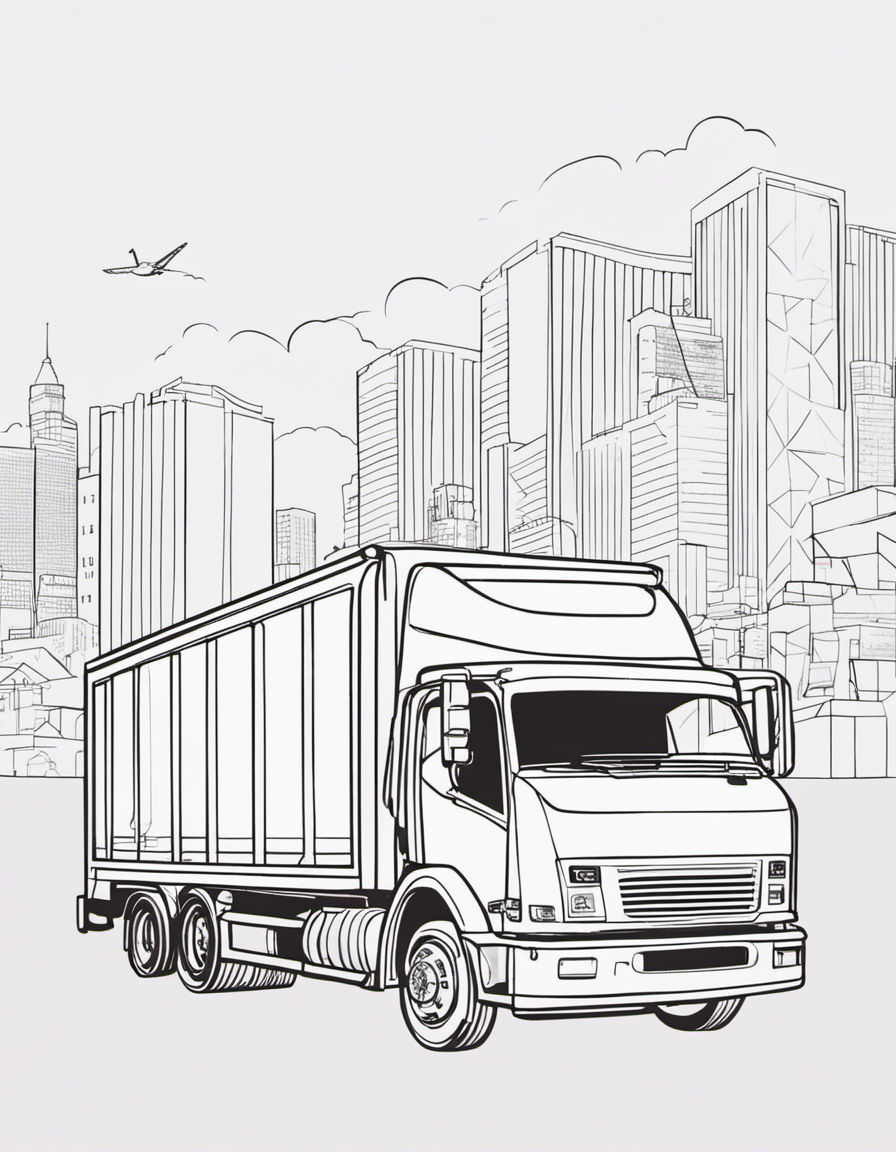 garbage truck coloring pages