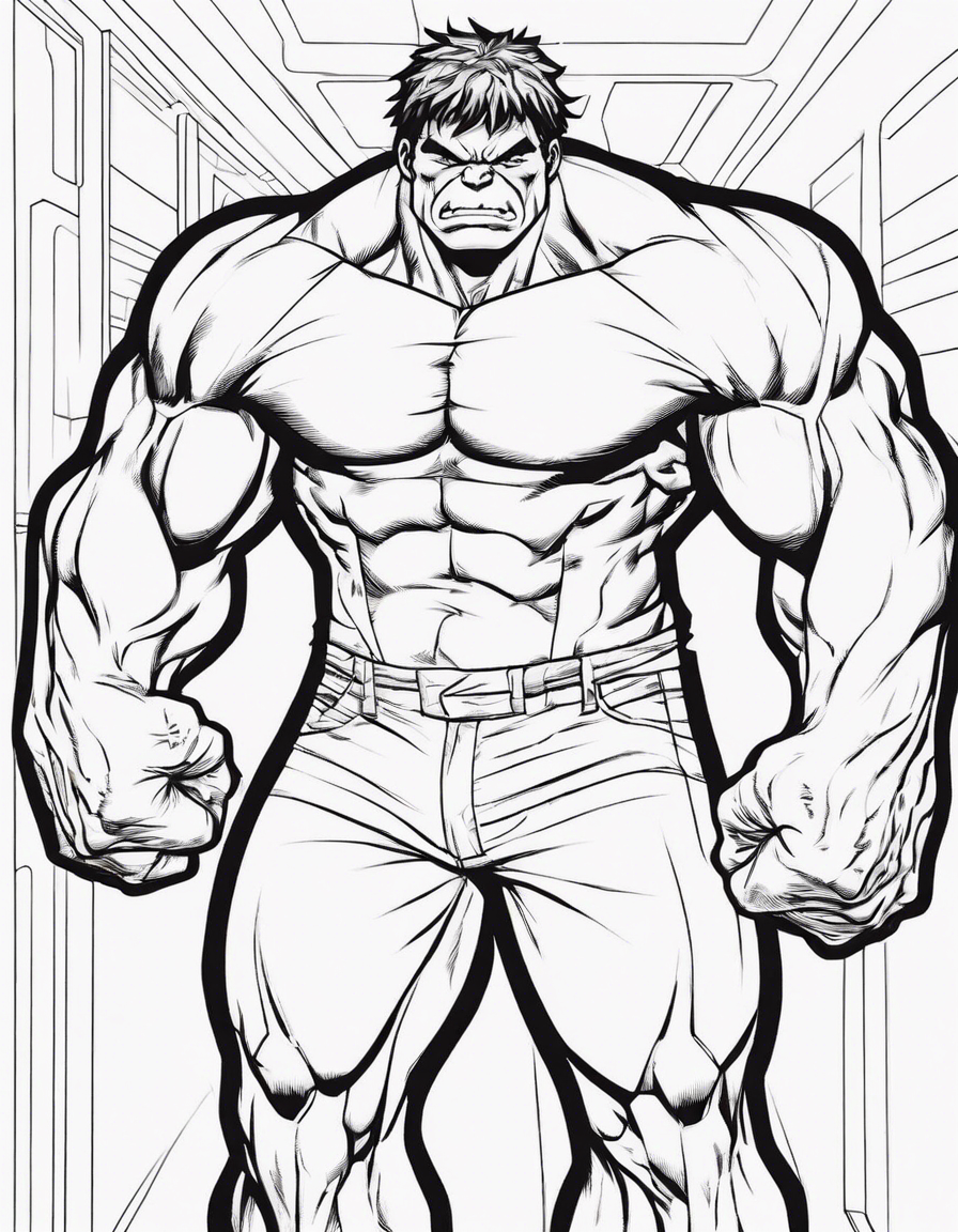 hulk coloring pages