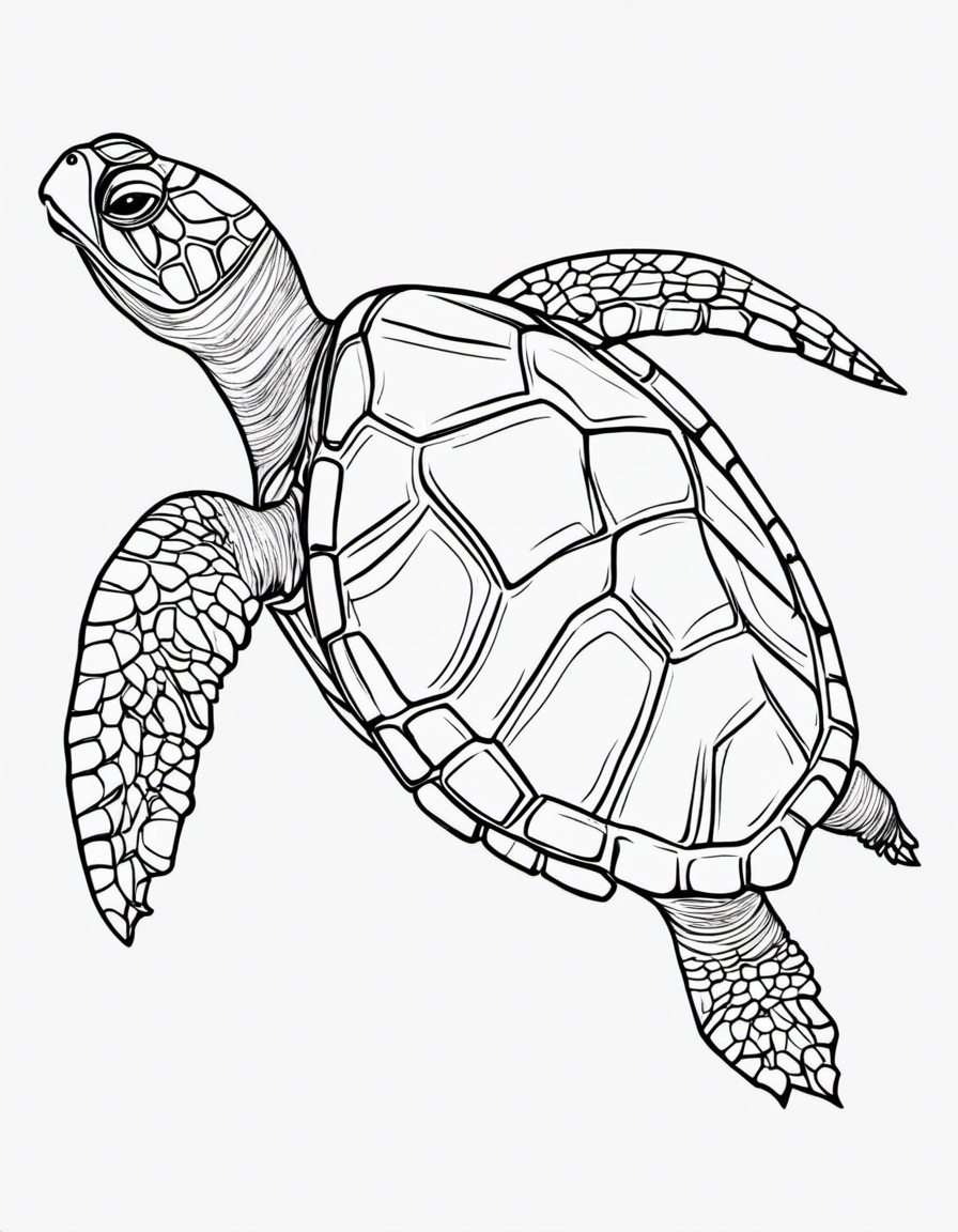 turtle coloring pages