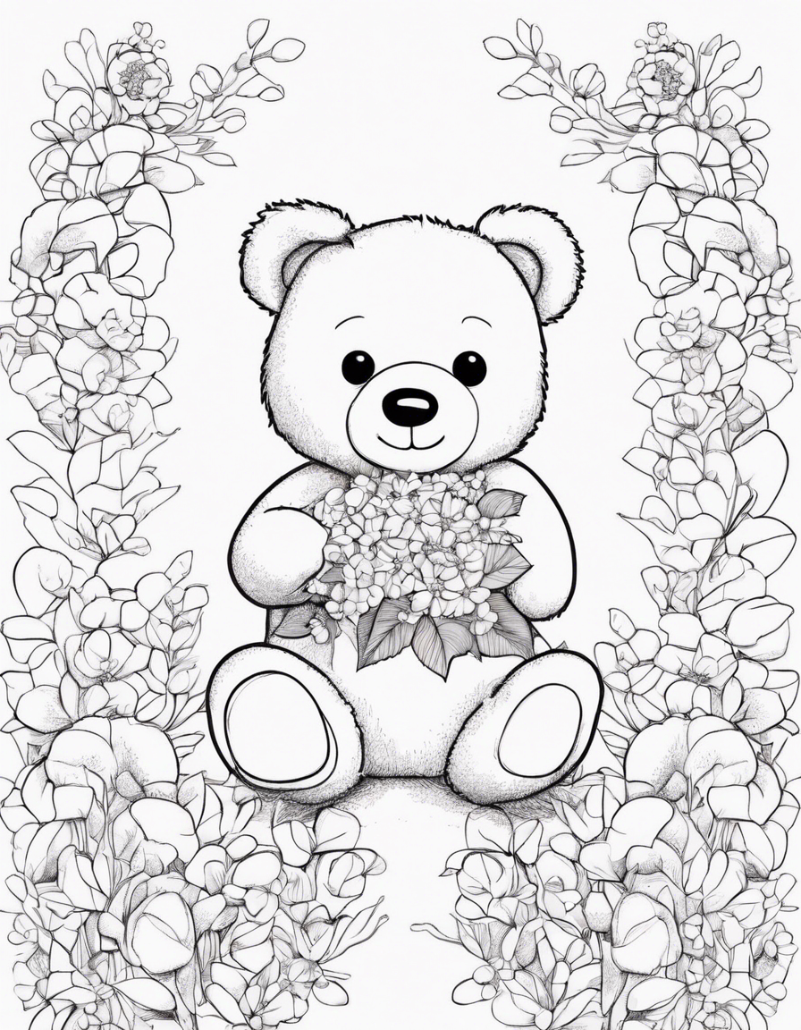 teddy bear coloring pages