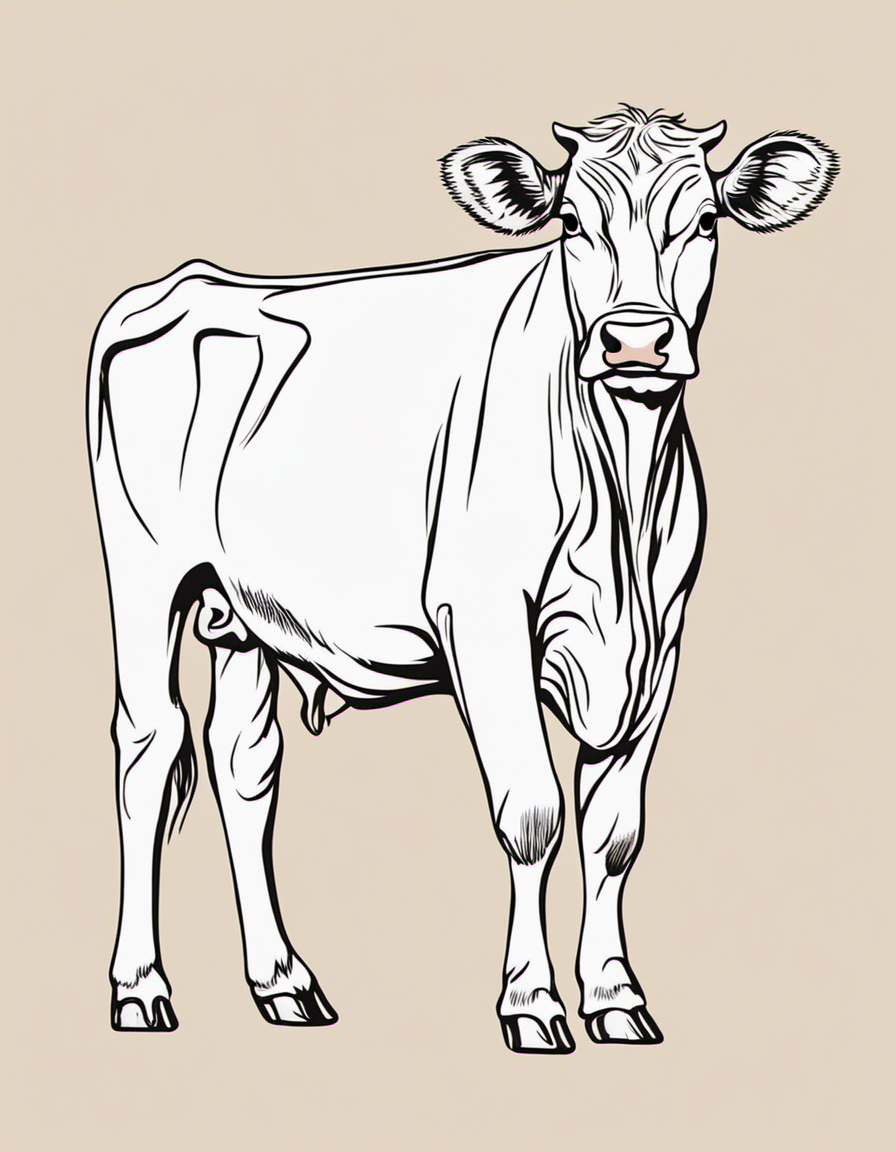 cow coloring pages