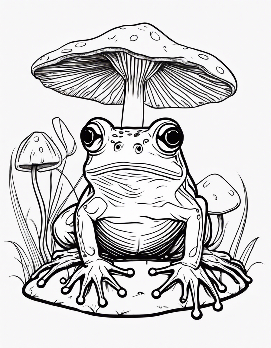 frog coloring pages