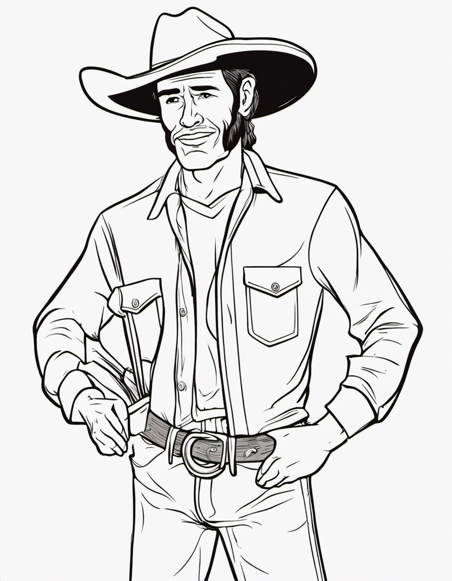 cartoon cowboy