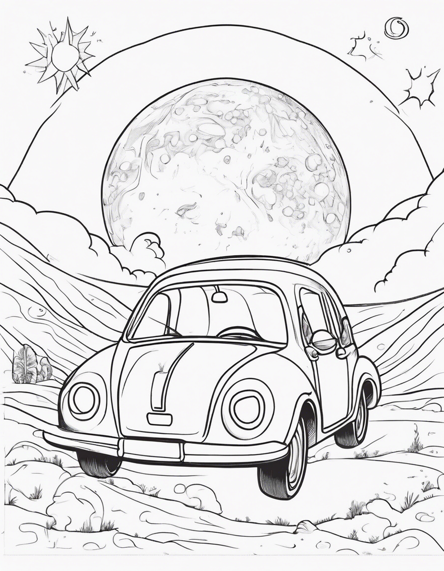 car coloring pages