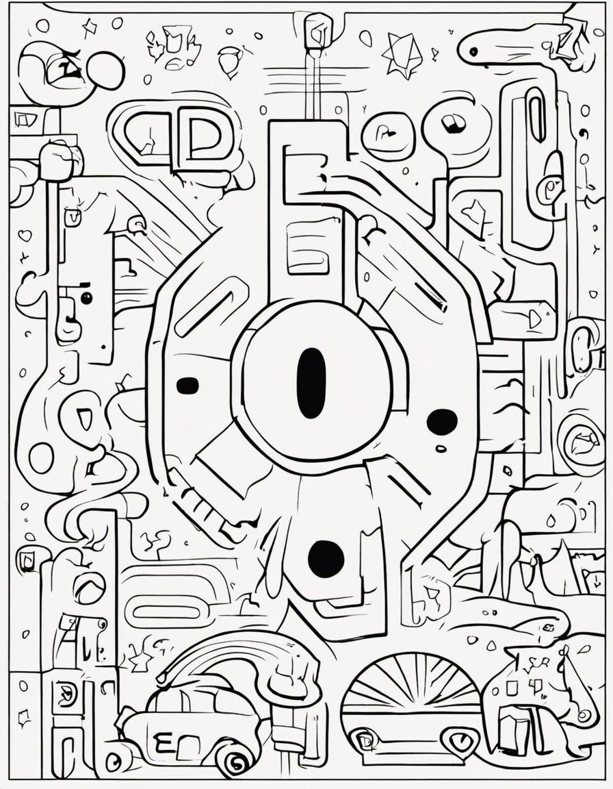 cartoon numberblocks coloring page