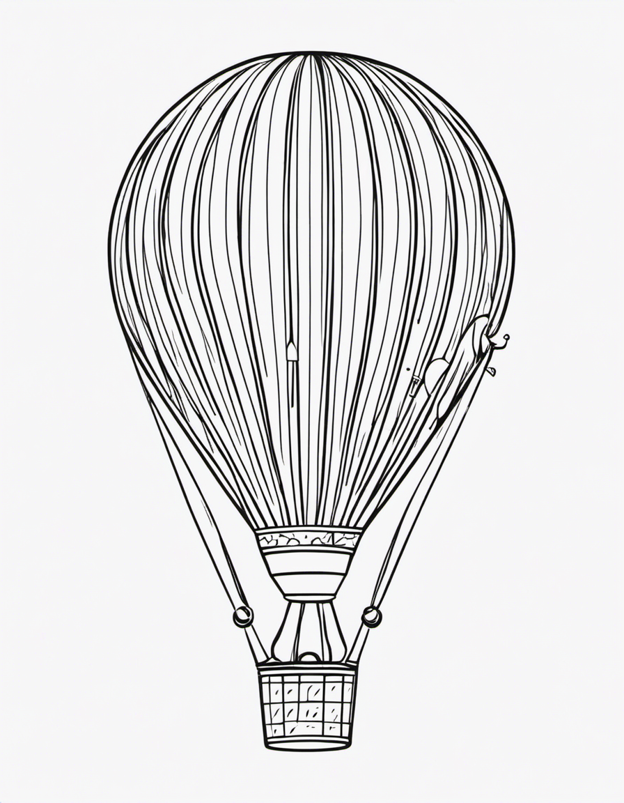 balloon coloring pages