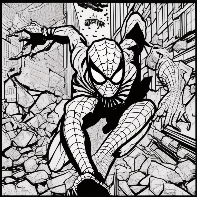 Spiderman  coloring page