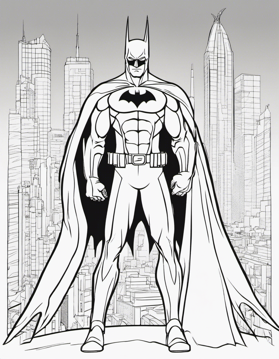 batman  coloring page