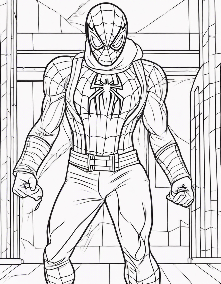 spider coloring pages