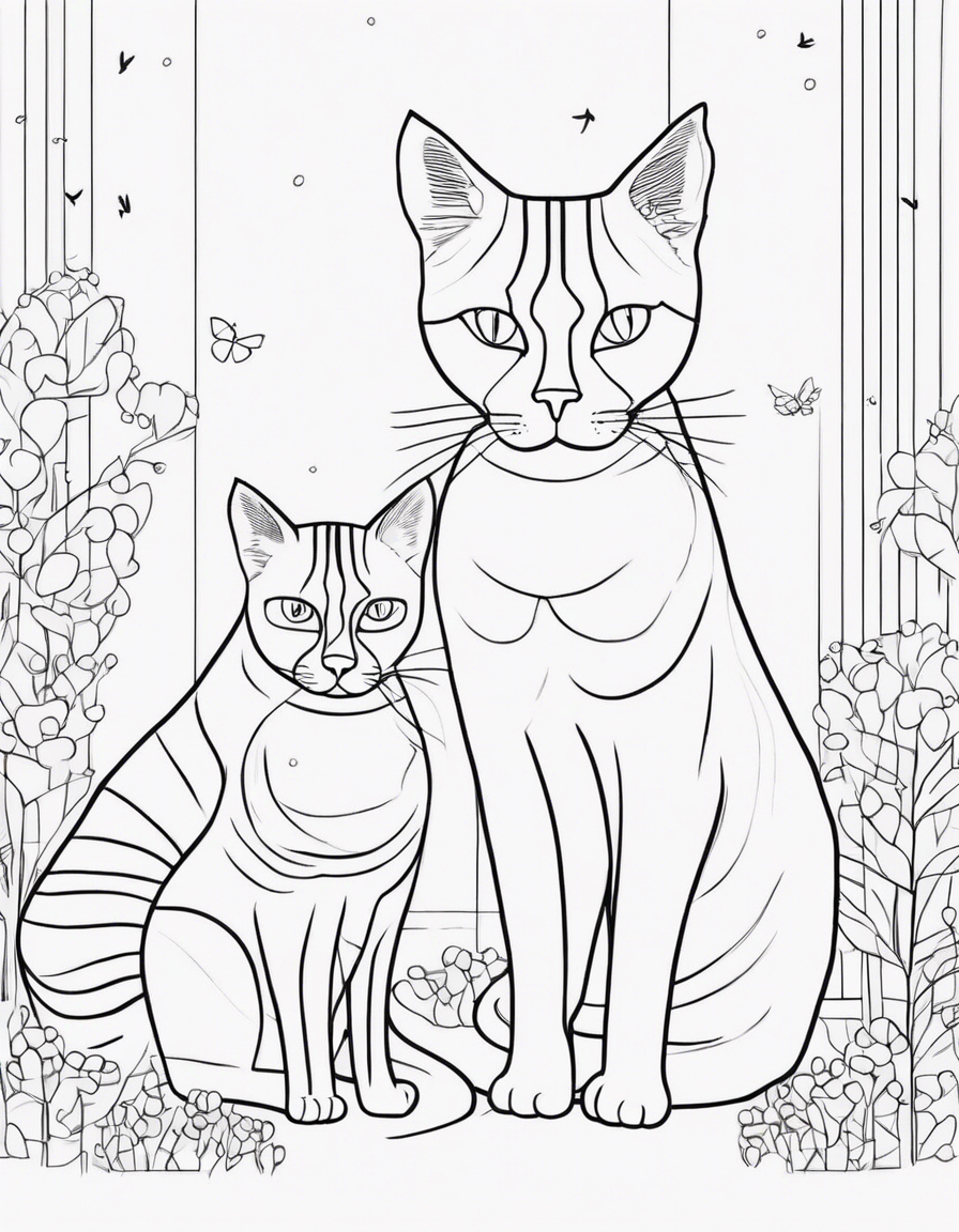 cat coloring pages