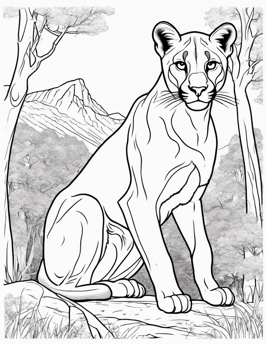 lion coloring pages