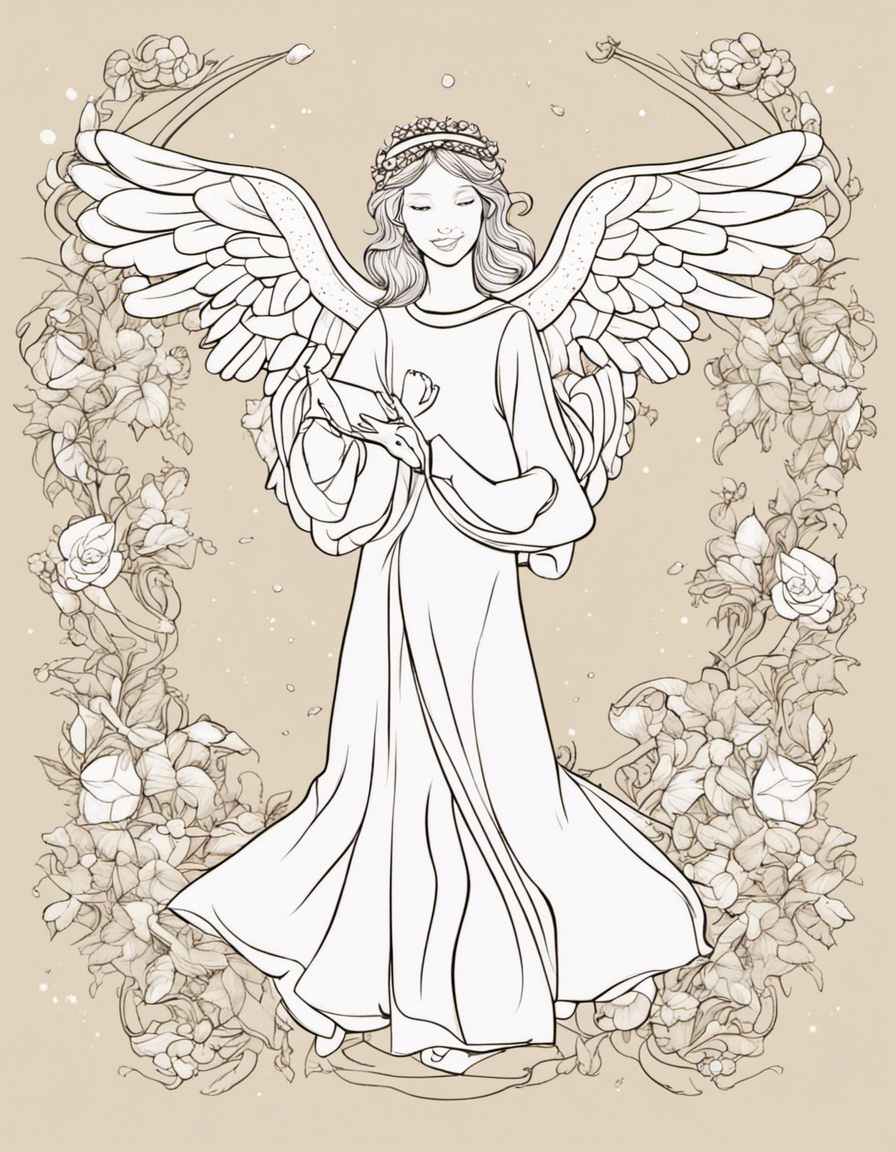 angel coloring pages