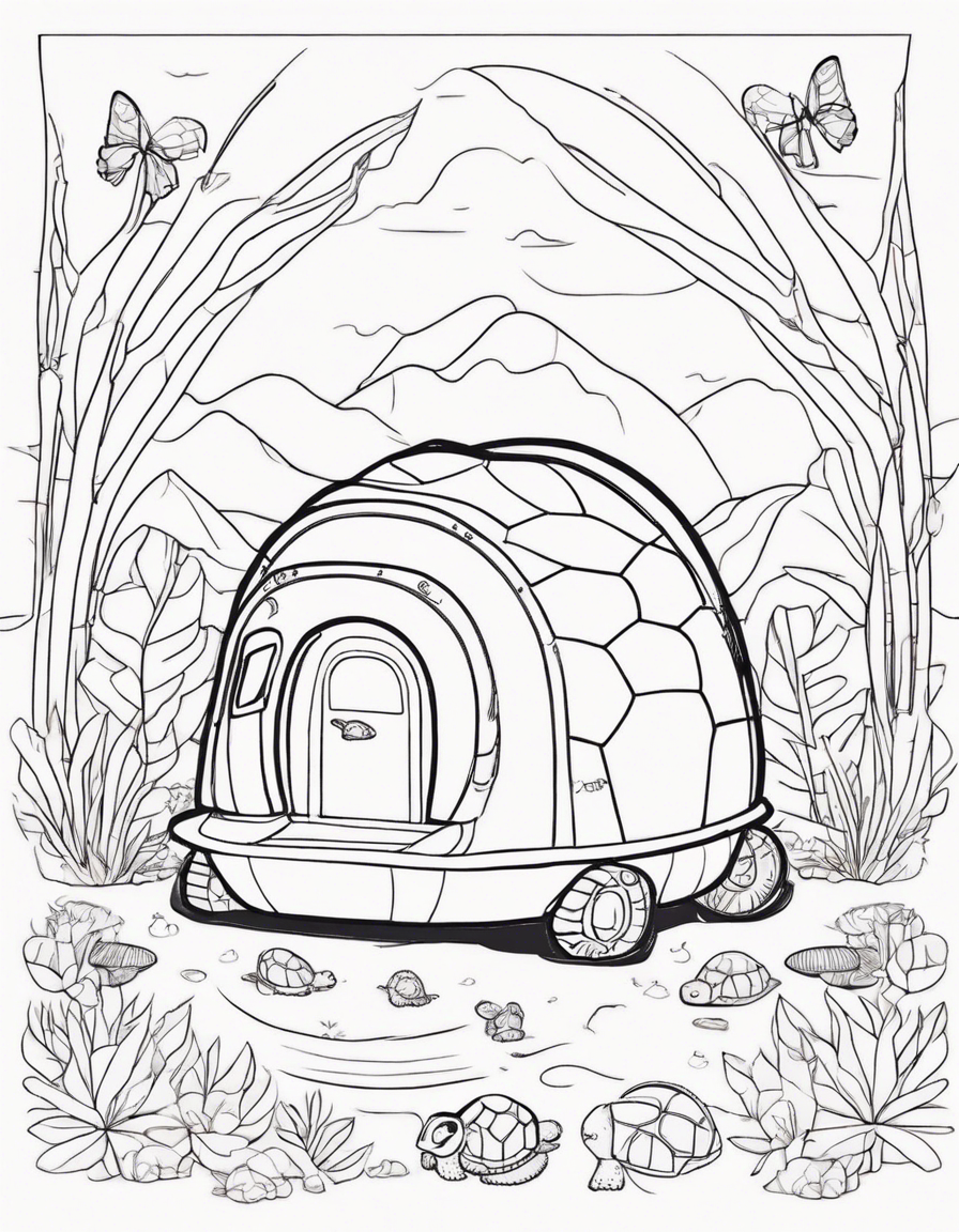 turtle coloring pages