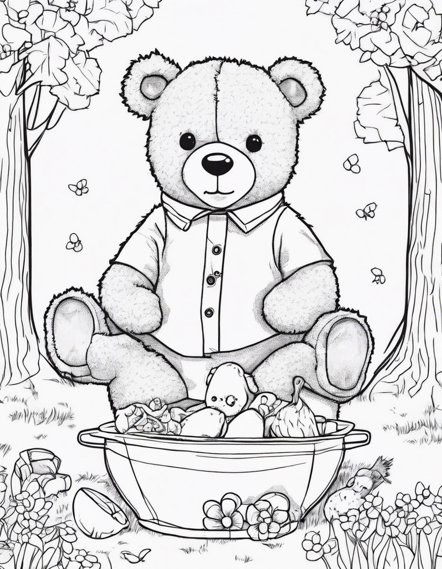 teddy bear coloring pages