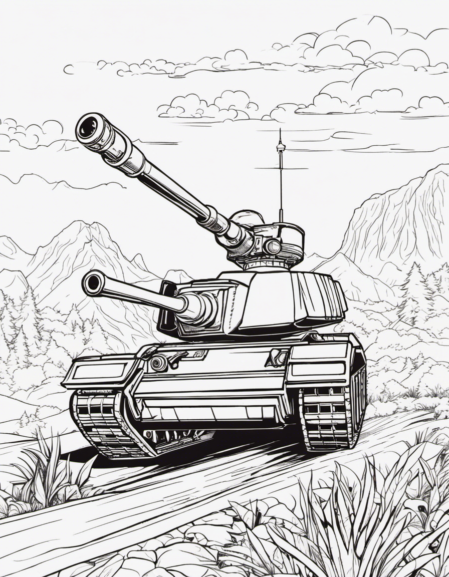 cartoon tank