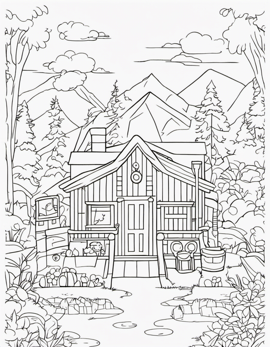 animal crossing coloring pages