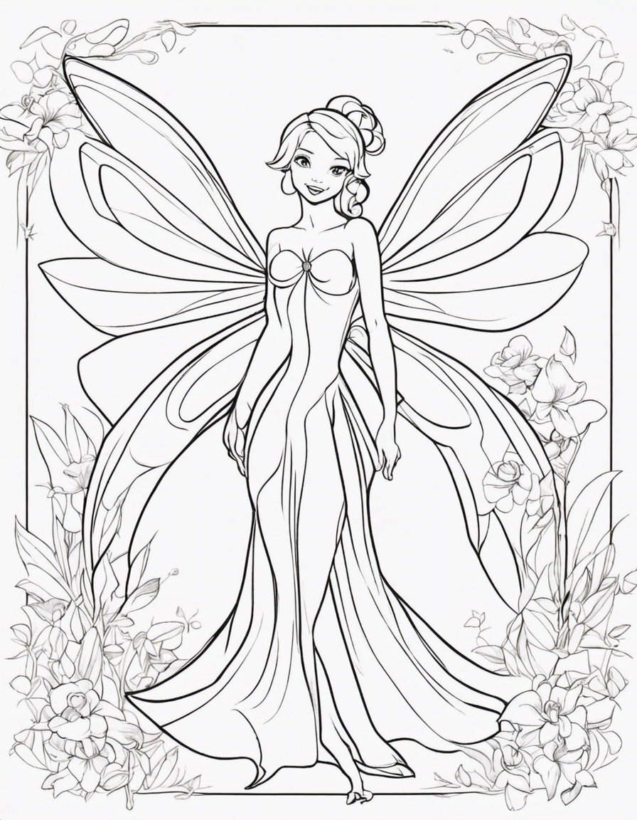 tinker bell coloring pages