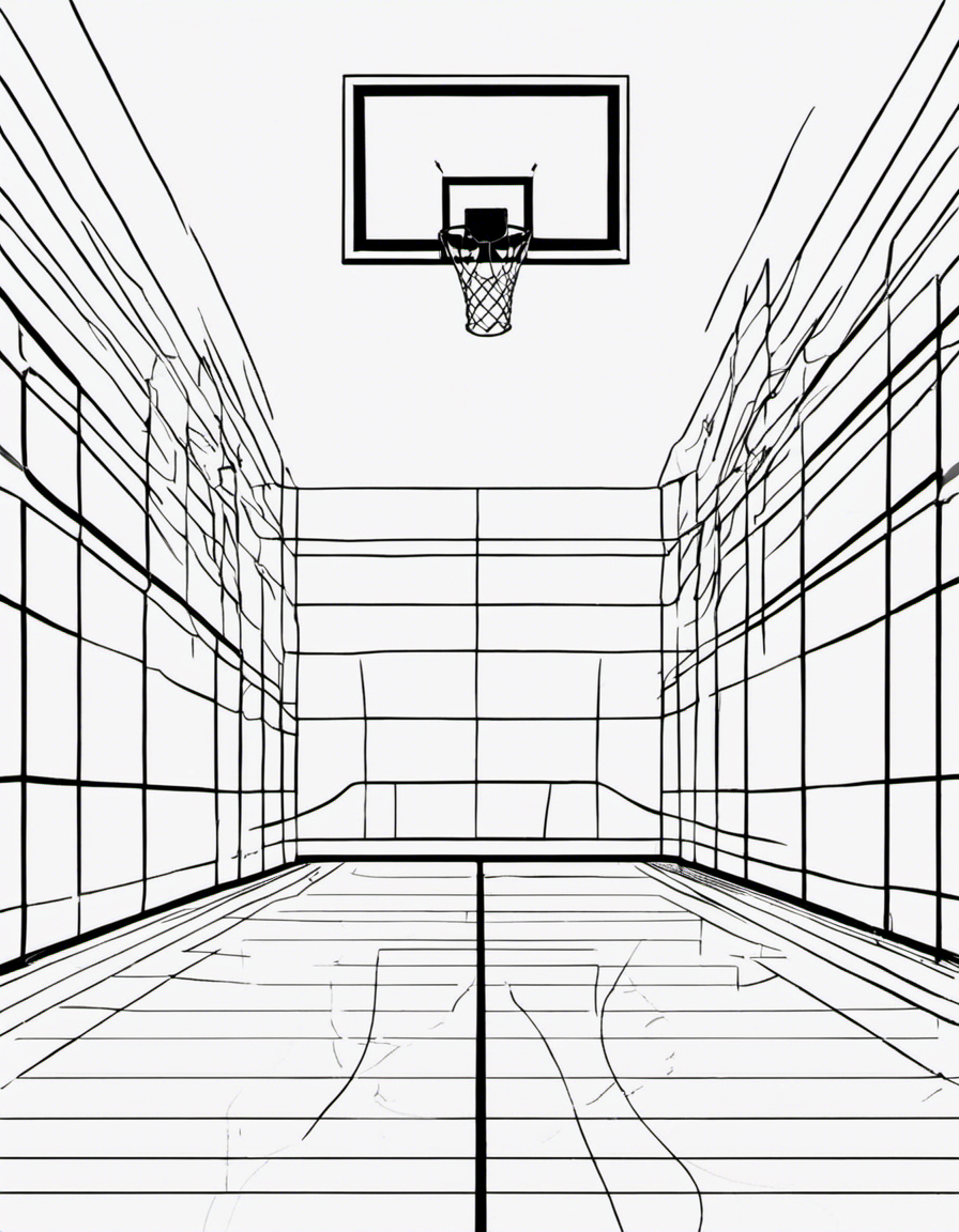 basketball coloring pages