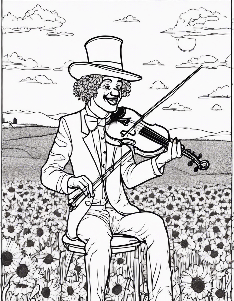 clown coloring pages