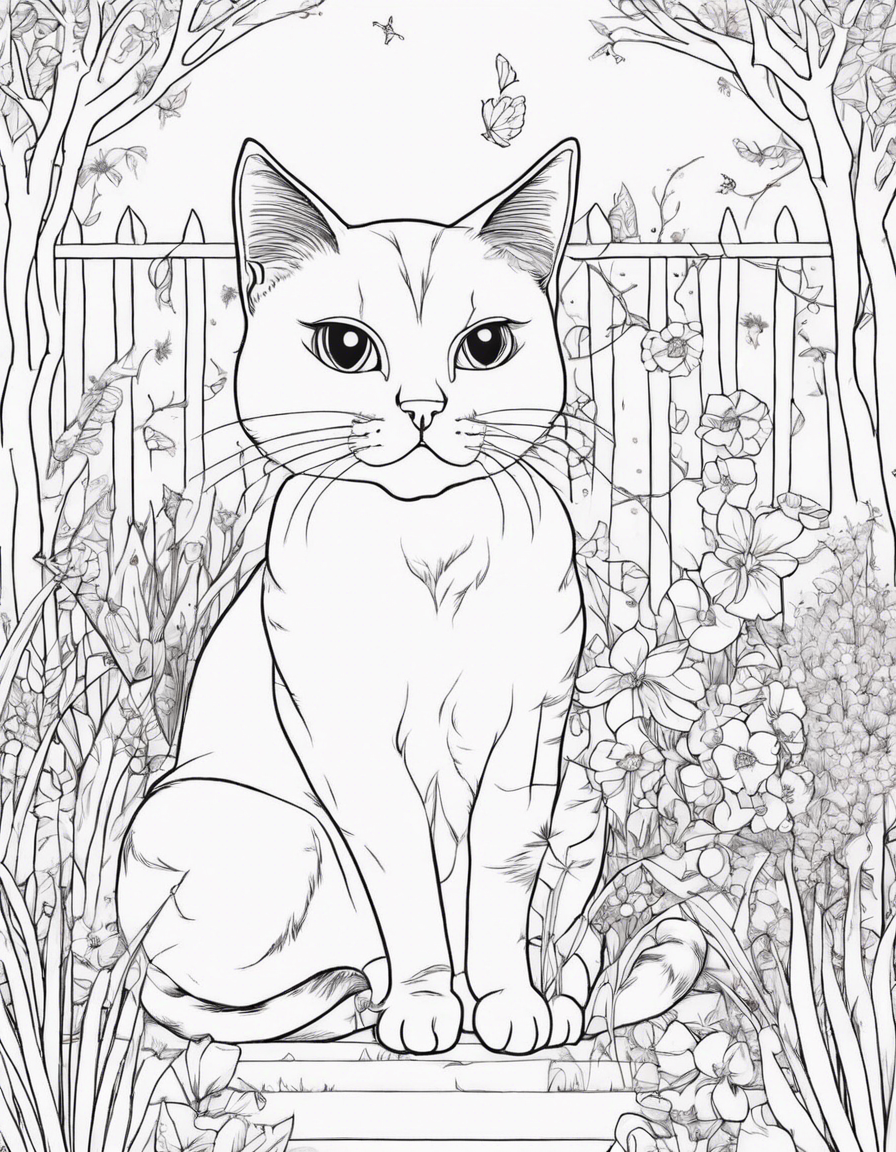 cat coloring pages