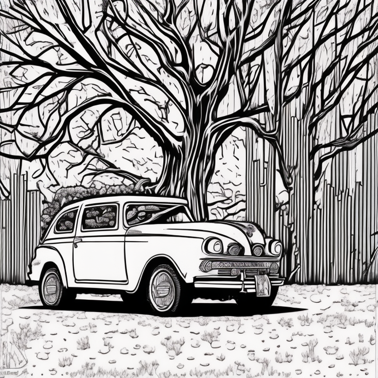 car coloring pages