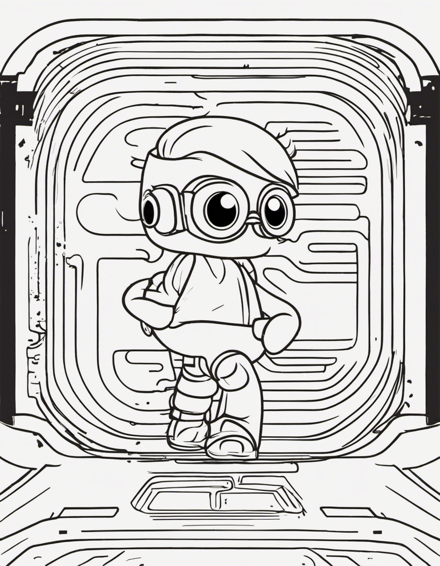 cartoon lol surprise coloring page