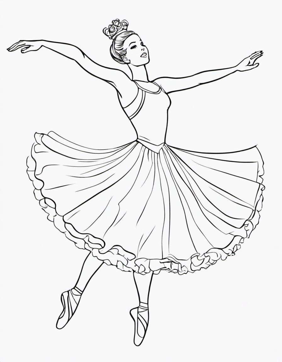 ballerina coloring pages