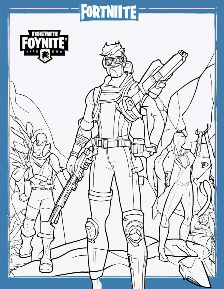 fortnite coloring pages