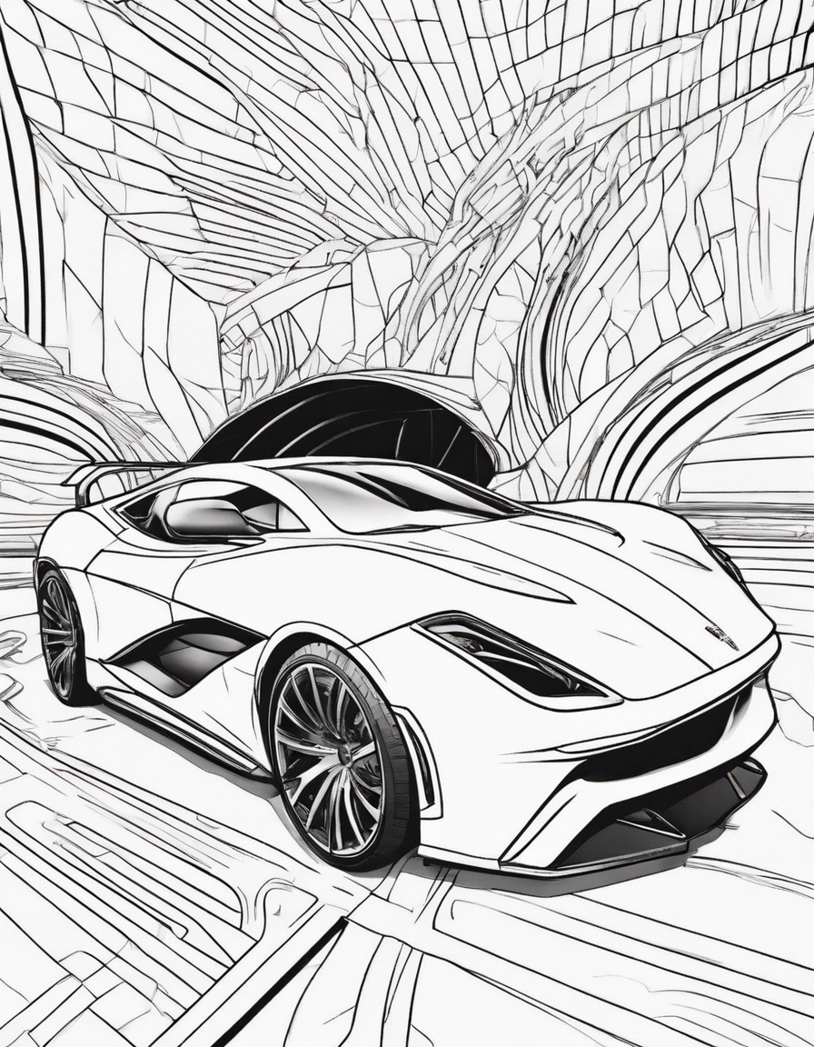 car coloring pages