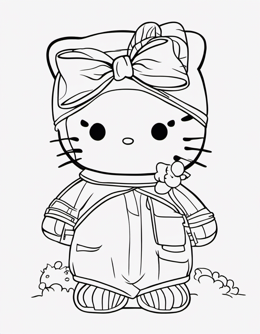 hello kitty coloring pages