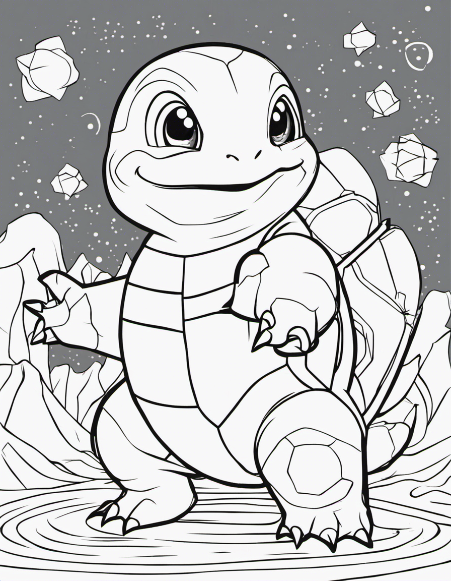 squirtle coloring pages