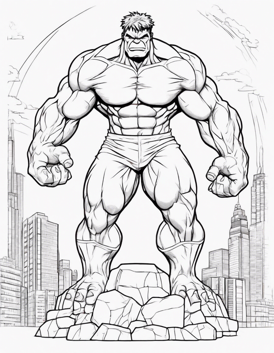 hulk coloring pages